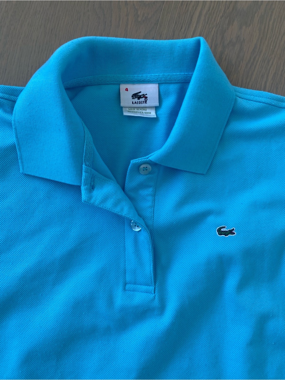 Lacoste Classic Polo in Bright Turquoise